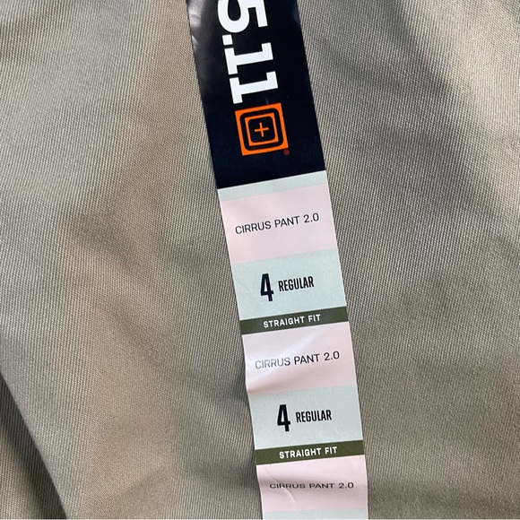 5.11 TACTICAL Women's Cirrus Pant 2.0 Size 4R In Khaki - Picture 7 of 10